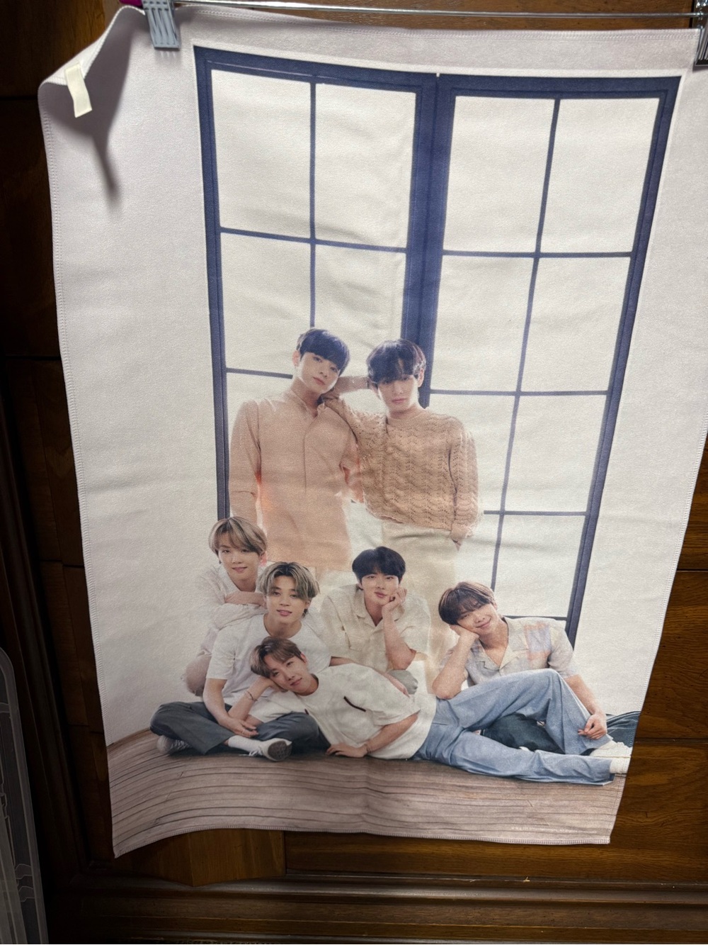 BTS Kpop Cloth Banner Like New